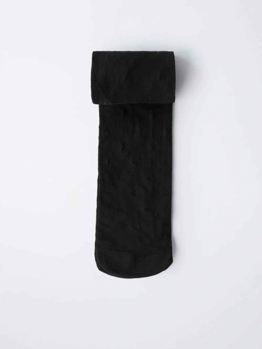 NWT. Zara Girls Black Microfiber Tights. Size 10-12 years.